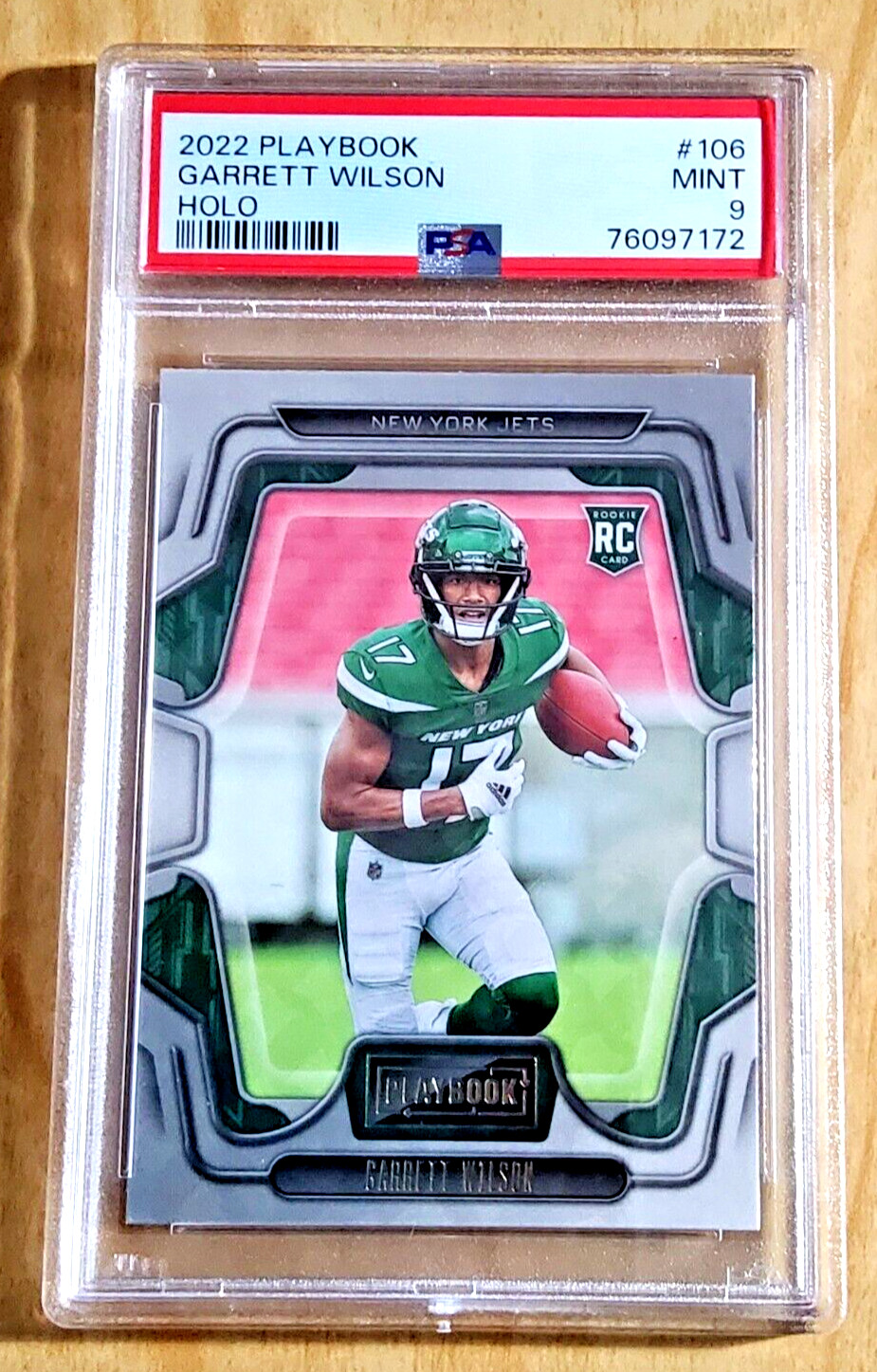 Garrett Wilson Panini Playbook #106 Holo