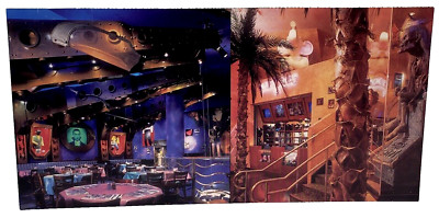 VTG Planet Hollywood Interior Postcard Not Used