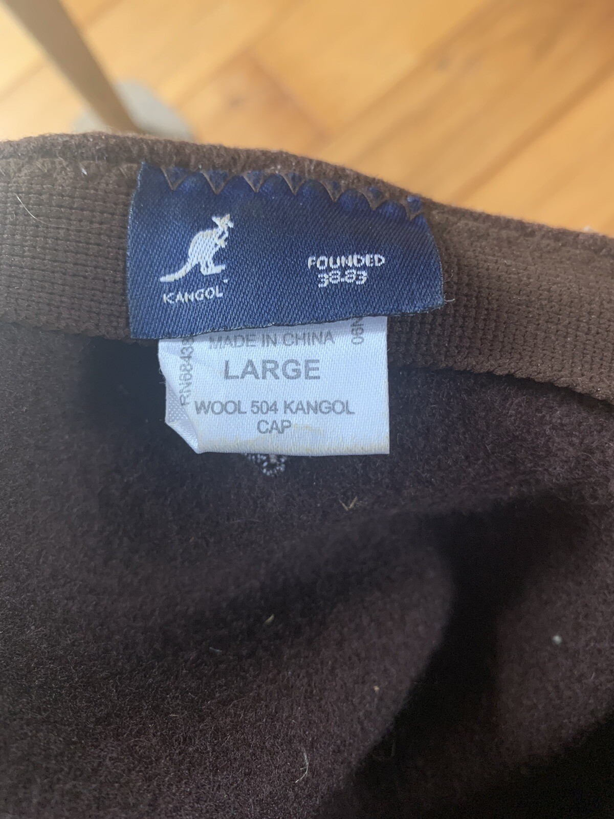 Kangol Brown Wool Flat Cap Large - image 4