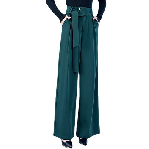Dama Pantalones de Baile Pantalones Cintura Alta Pierna Ancha Entrenamiento Salón Práctica Latina - Imagen 20 de 20