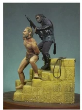 75mm Die-cast Resin Figure Model Assembling Kit Model Toys Unpainted Unassembled