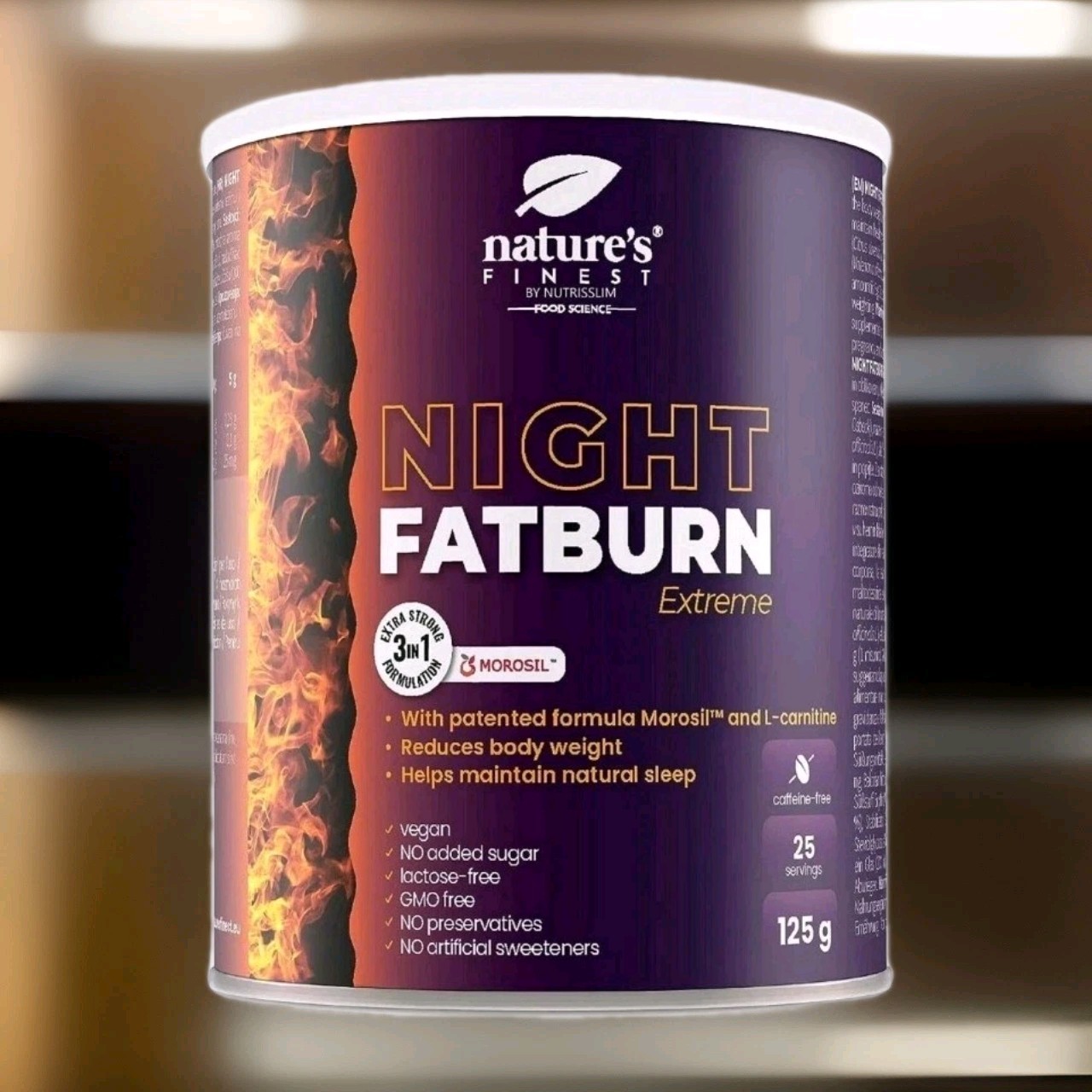 Nature's Finest Night FatBurn Extreme 4in1 Fat Burner for The Night with Morosil
