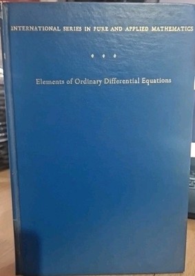 Elements Of Ordinary Differential Equations - Series In Pure And Applied.. Book1