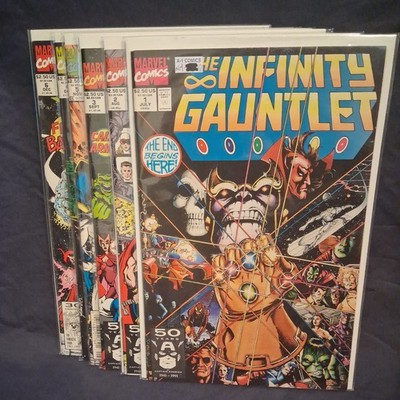 Infinity Gauntle #1-6 N/M George Perez - Marvel Comics Complete Set