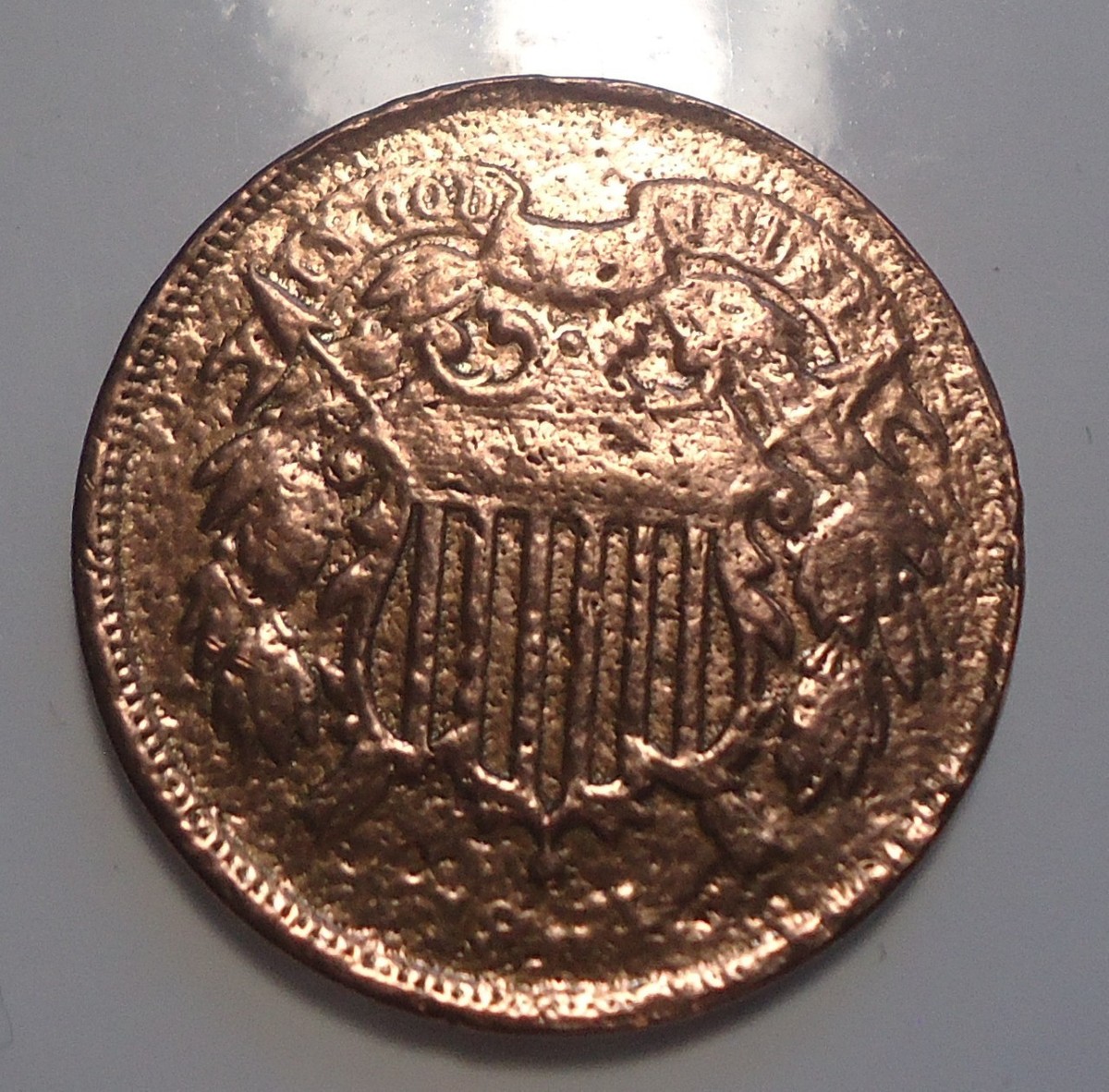 2/16まで　タータン VF/XF details with issues 1864 two 2C cent shield type coin FREE