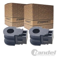 2X Febest Stabilager Gummilager Stabi Vorne Passend FüR Nissan Evalia Micra Note
