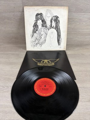 Aerosmith Draw The Line Vintage Vinyl LP 1977 Columbia Record JC-34856