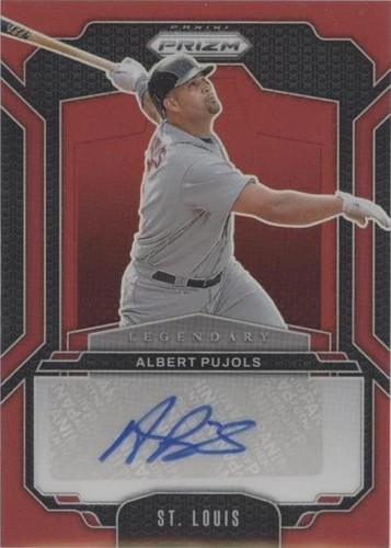 ALBERT PUJOLS 2025 PANINI PRIZM RED POWER PRIZM /99 CARDINALS | eBay