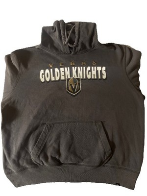 LAS VEGAS GOLDEN KNIGHTS Hoodie Hooded SWEATSHIRT Sz Mens XL '47 Brand