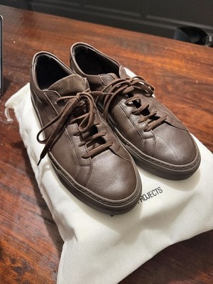 Common Projects Achilles Sneakers in Brown Leather 42/9