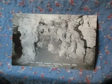 Old Postcard RPPC  Spring Valley Wis Crystal Cave Old Mother Hubbard Cupboard