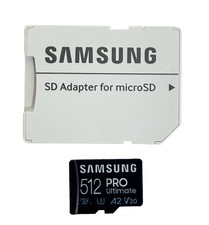 Samsung Pro Ultimate and Adapter 512GB microSDXC Memory Card