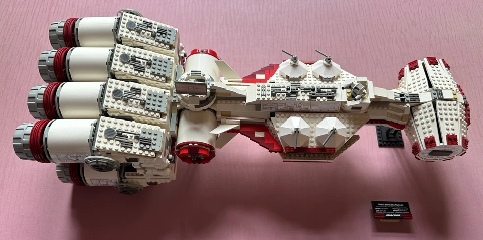 Lego SW Rebel Blockade Runner (10019) - 99% completo con instrucciones Foto 3 de 4