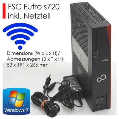FUTRO S720 AMD GX-217GA WiFi 4GB DDR3 120 GB SSD m.2 RS-232 DVI+DP Windows 7