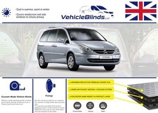 Stealth Blinds For Citroen C8 (2002-2014) 5 Door