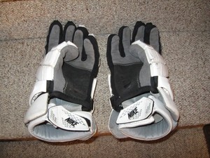 Vapor Elite-Field Lacrosse Gloves ADULT LARGE BLACK GRAY & WHITE