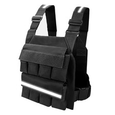 Weighted Vest for Men Women, Adjustable Tactical Weight Vests for Rucking Black