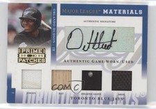 2005 Donruss Prime Patches Quad Swatch Signatures /197 Orlando Hudson Auto 7ut