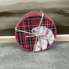 Pottery Barn Enchanted Forest Cork Coasters Set/4 Red Multicolor Holidays OB