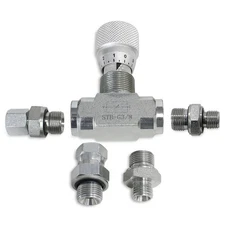 3/8" L08 - Hydraulic Flow Control Valve - STB-G3/8 - Mini Excavator-In Stock USA