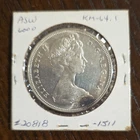 1966 Canada $1 Silver Dollar Elizabeth II Voyageur KM-64.1 ASW 0.6000