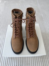 Calvin Klein Herren Boots Gr 43 Braun Nubukleder Stiefeletten Neu OVP