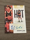 2019-20 NBA Hoops Hot Signatures Rookies Brandon Clark RC Auto Grizzlies