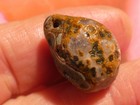 ANCIENT GOBI DESERT COLORFUL AGATE EYE COLLECTOR'S PENDANT BEAD 24.8-21-16.8 MM — photo 6