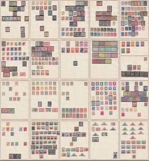 Portuguese Colonies Mozambique Stamps 1877 1940 Large Collection On Pages