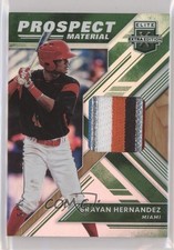 2018 Elite Extra Edition Prospect Materials Emerald 3/5 Brayan Hernandez hg6