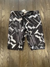 Mens Sporti White Black Spandex Jammers Compression Shorts 28 swimsuit