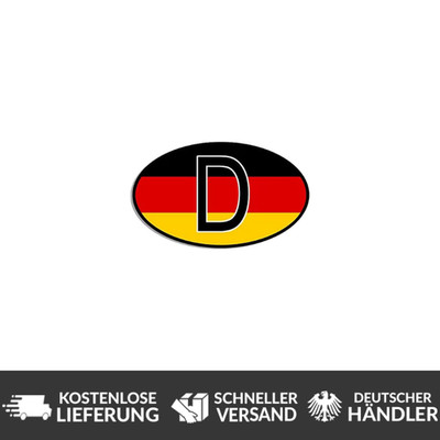 1x 2D Gel Aufkleber Germany Fahne Flagge Deutschland Sticker Emblem German Flag