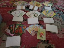 Huge lot of assorted UNUSED greeting cards birthday religious anniversary etc