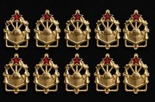 10 SET RUSSIAN SOVIET USSR ARMY MILITARY ENGINEERS COLLAR DEVICES PINS BADGE