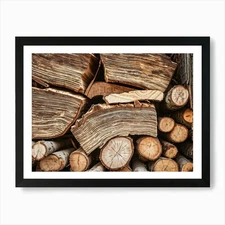 Close Up Photograph Of A Freshly Cu Framed Wall Art Poster Canvas Print Picture