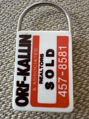 Vintage Keychain Pull-apart Realtor  Think Young