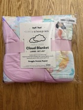 Little Sleepies Mystic, Mermaids Large cloud Blanket New 50  X 50  
