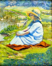 ATTR Henri Manguin (France,1874-1949) oil painting antique 151556