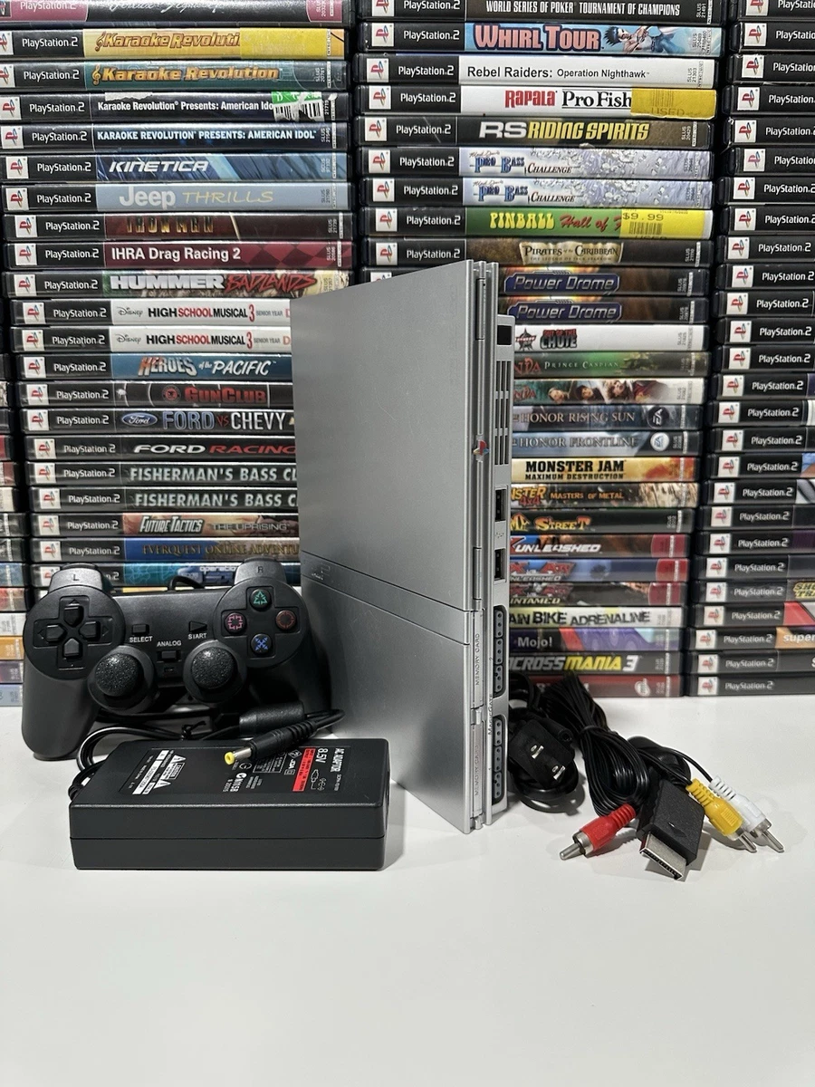 Sony PlayStation 2 - Slim NTSC-U/C (US/Canada) Silver Consoles for