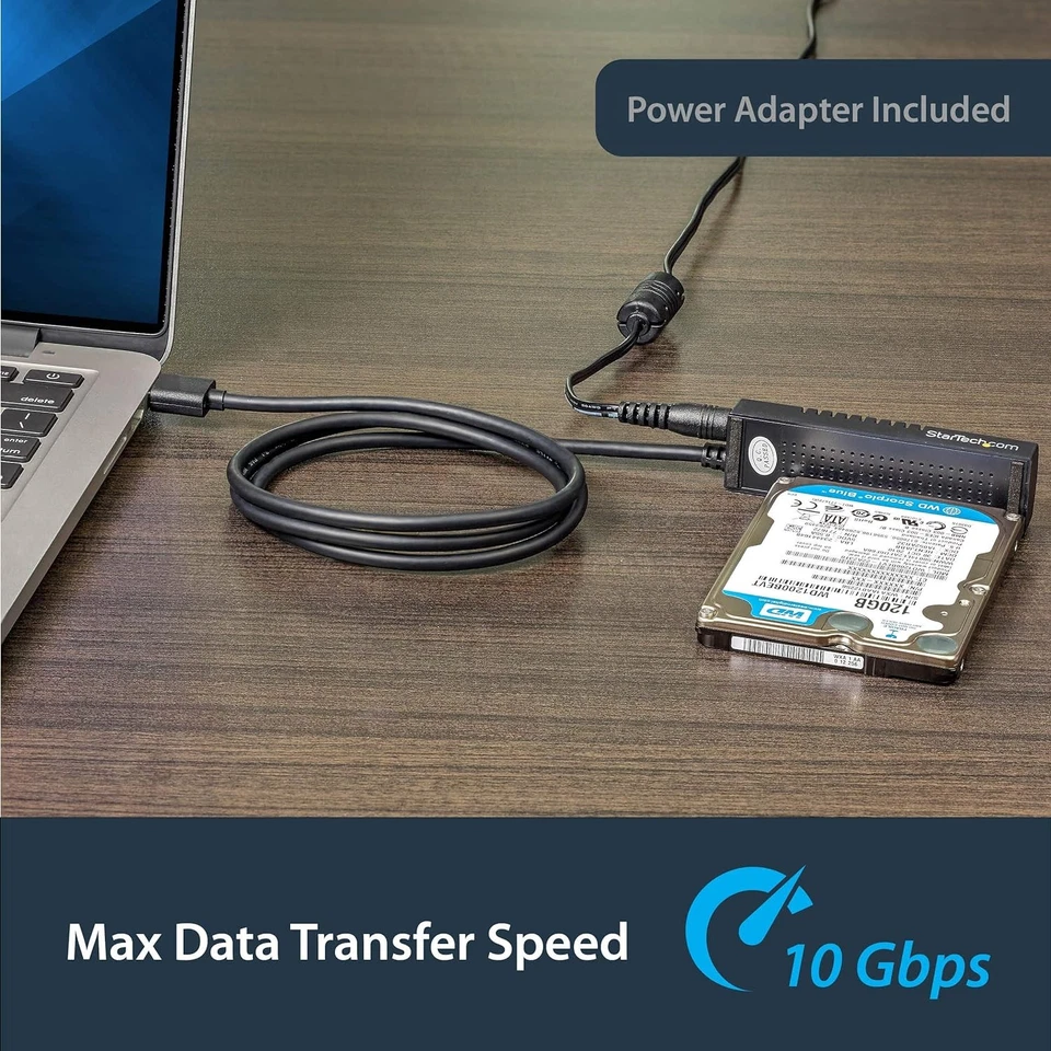 StarTech.com USB to SATA Adapter Cable - 2.5in and 3.5in Drives - USB 3.1 - 10Gb - Image 3 of 4