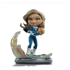 Iron Studios Minico: Invisible Woman & Franklin, Fantastic Four, 5.8" PVC