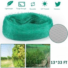 Heavy Duty 13 x 33FT 0.56" SMALLER HOLES Netting Garden Bird Poultry Aviary Pen