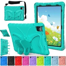 For iPad Pro 12.9" 3/4/5/6th Gen Kids Shockproof EVA Butterfly Stand Case Cover
