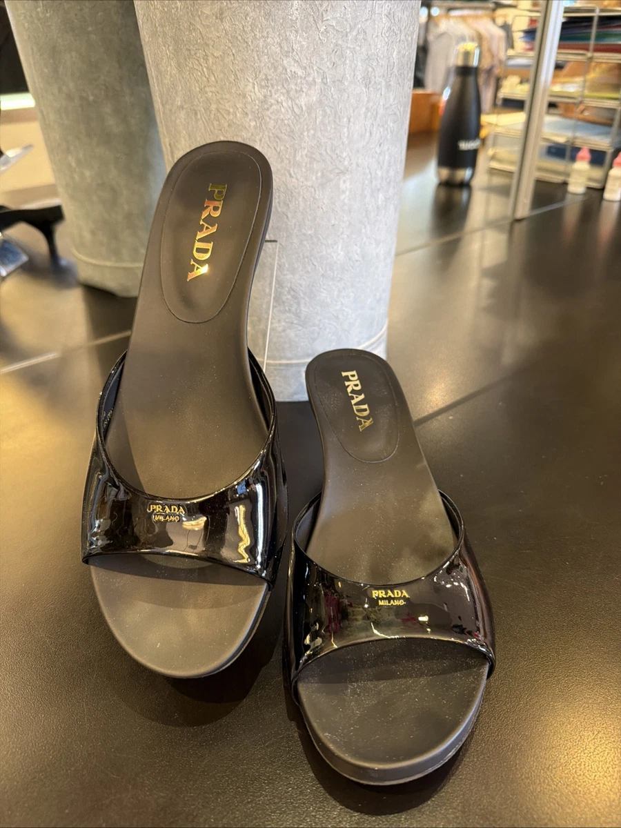 PRADA Buckle Kitten Heel Sandals for Women for sale | eBay