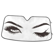 Women's Windshield Sun Shade - Foldable UV Ray - 55x27.6 Inch - Multi 4