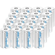 20 Pack CR123A Battery 3V 1500mAh 123A Lithium Camera Batteries US