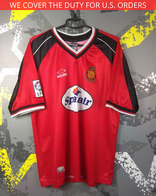 Mallorca Jersey Home football shirt 2001 - 2002 Kelme Camiseta Men Size L ig93