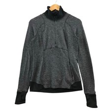 Lululemon Runderful Pullover Womens 6 Heathered Gray 1/2 Zip Activewear