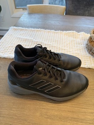 Adidas ZG23 Golf Cleats Shoes Black Silver Metallic Grey Mens Size 10