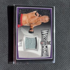 2015 TOPPS  WWE  BROCK LESNAR  AUTHENTIC MAT RELIC   WRESTLEMANIA 31  MINT!!